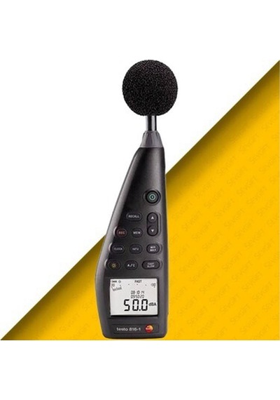 Testo Testo 816-1 Gürültü Seviyesi Ölçüm Cihazı Ve Kayıt Cihazı