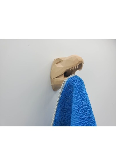 T-Rex Duvar Banyo Havlu Elbise Kıyafet Askısı Diğer