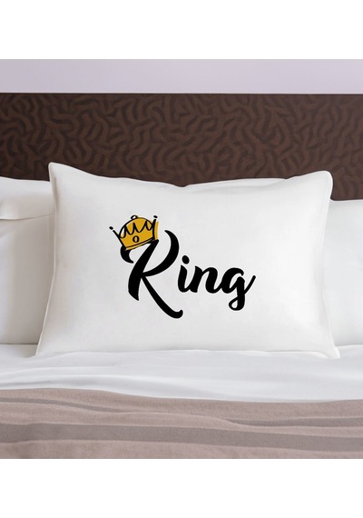 Bk Gift Eğlenceli Tasarımlı Pamuklu Yastık Kılıfı-6 50x70cm , Sevgiliye , Ev si, Tasarım Ev Tekstili