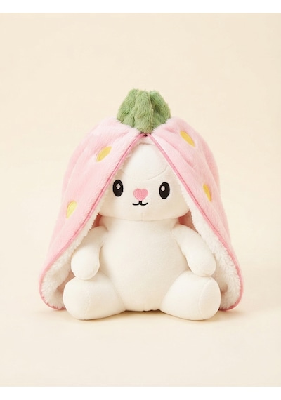 Peluş Meyveli Tavşan -55 Cm Pembe