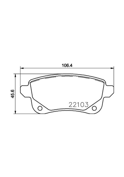 FERODO FDB4699 ARKA DİSK BALATA MGN IV 15- ESPACE V 15- MGN IV