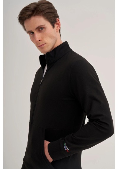 Cazador 5078 Erkek Polar Sweatshirt Hırka Siyah Cazador 5078 Erkek Polar Sweatshirt Hırka Siyah