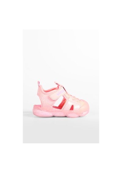 Vicco Monrovia Işıklı Kız İlk Adım Pembe Sandalet Pembe