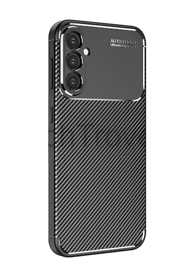 Samsung Uyumlu Galaxy S25 Kılıf Karbon Tasarımlı İnce Yapılı Kamera Koruma Çıkıntılı Kapak