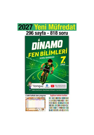 7. Sınıf 2027 Dinamo Fen Bilimleri Soru Bankası Maarif Model Bağlam Temelli