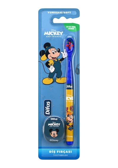 Difaş Mickey Mouse Diş Fırçası 8-14 Yaş - 5 Adet Tarı