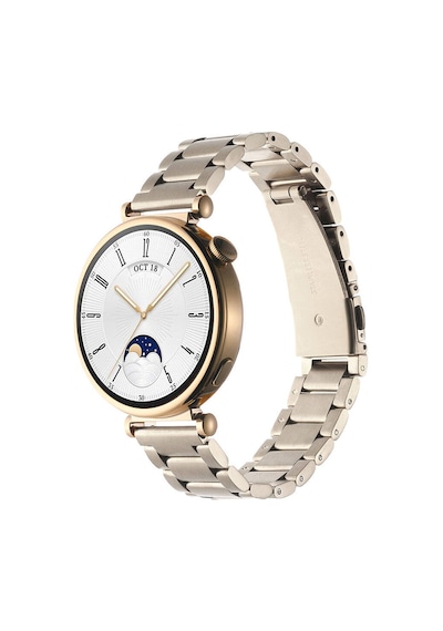 Huawei Gt4 18mm Uyumlu Krd-04 Metal Ogaa Kordon-gümüş