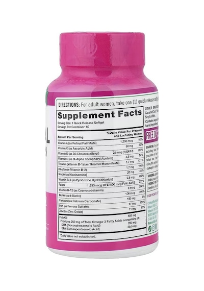 Prenatal Multivitamin + Dhea 60 Softgels