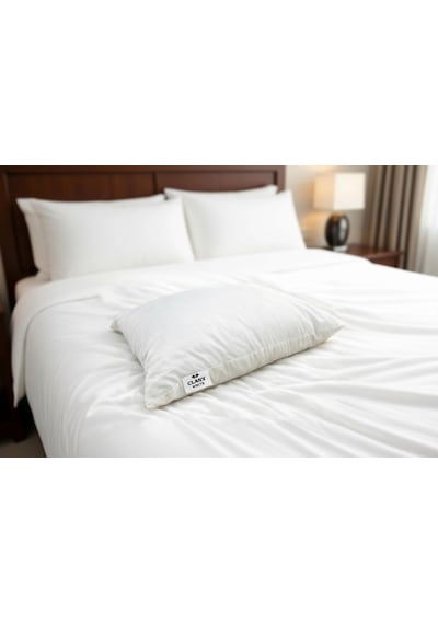Clasy 1 Adet %100 Pamuk Yastık Dayanıklı Nefes Alabilir Yumuşak 700 Gram Beyaz