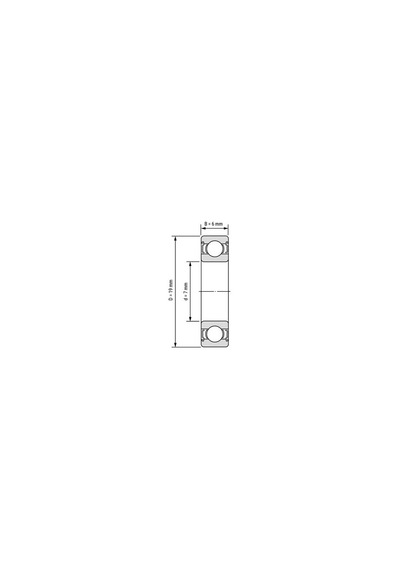 607 2rs Minyatür Rulman 7x19x6 Mm 10 Adet