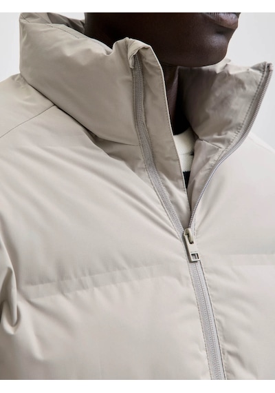 Jack & Jones Jjesoho Puffer Gri Erkek Mont 12278750 Gri