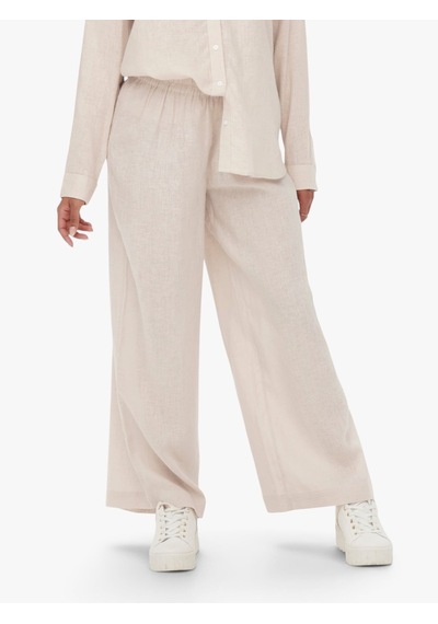 Only Onltokyo Hw Lınen Blend St Pant Pnt Noos Kadın Bej Pantolon - 15259590