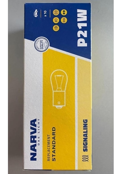 Narva 12v 93 P21w Stop Sinyal Ampulü Tek Duy 10 Adet 17635 Diğer