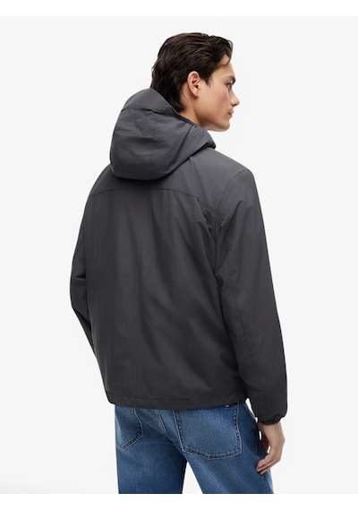 Tommy Hilfiger Tjm Chıcago Packable Jacket Ext Erkek Gri Mont - Dm0dm23223
