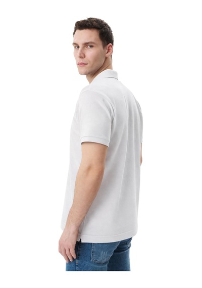 Arma Ar-ma Erkek Polo Yaka Tişört Resim Baskili Örme Kumaş Regular Fit %100 Pamuk 30/1 Çift Toplama Penye Pike Y31374358902 Beyaz-b1