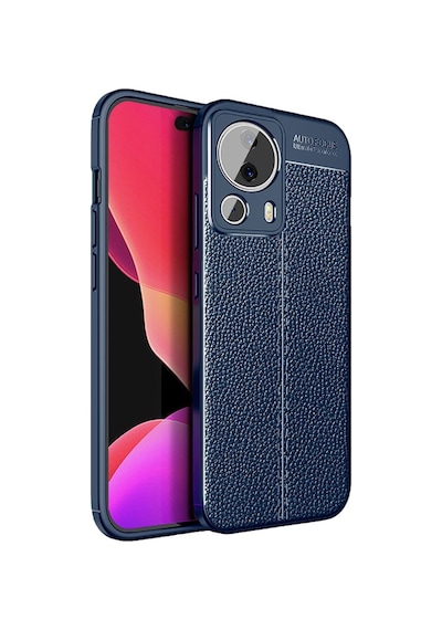 Xiaomi Uyumlu Mi 13 Lite Kılıf Zore Deri Görünümlü Niss Silikon Kapak