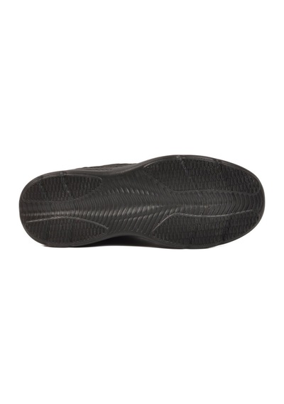 Walkway Siyah Fileli Hafif Bağcıklı Unisex Spor Ayakkabı 2029 G