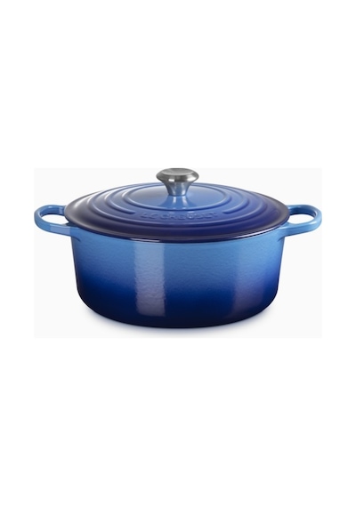 Le Creuset Yuvarlak Ikonik Lüks Döküm Tencere 28 Cm Koyu Turkuaz 12