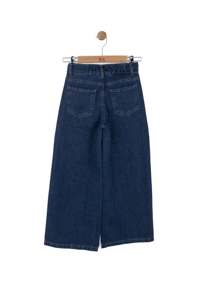 Xo Kids Kız Çocuk Koyu Mavi Jean Pantolon 8-14 Yaş 51704 KOYU MAVİ