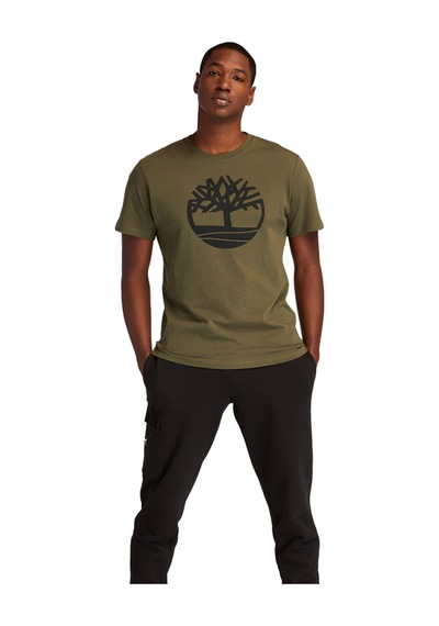 Timberland Ss Kennebec Rıver Tree Lo Haki Erkek Kısa Kol T-shirt Haki