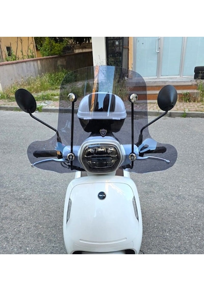 Motocam Rks Vps 125 Ön Cam 2022-2026 Model 42cm Füme Renkli 4mm Elcikli Aparatsız