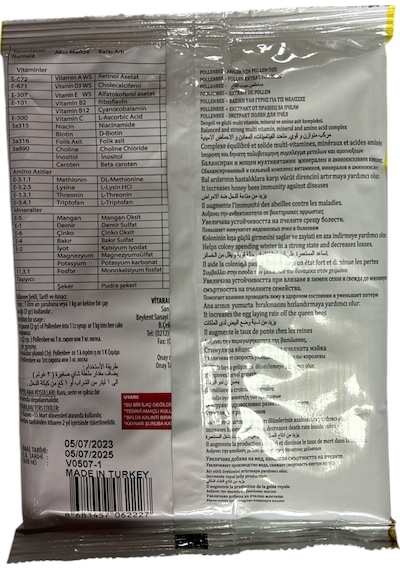 Avrasya Arıcılık Pollenbee - Arılar İçin Polen Özü 100 Gr
