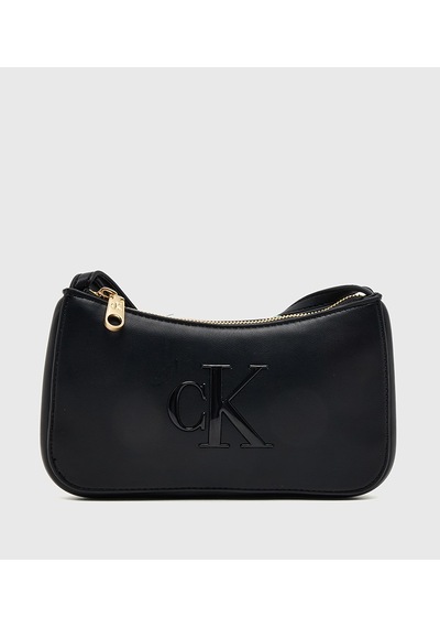 Calvin Klein Lv04f1125gub1 Bold Ck Kadın Omuz Çantası Siyah - Beyaz