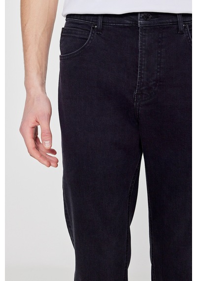 Lee Austin Straight Fit Jean Kot Denim Pantolon Siyah