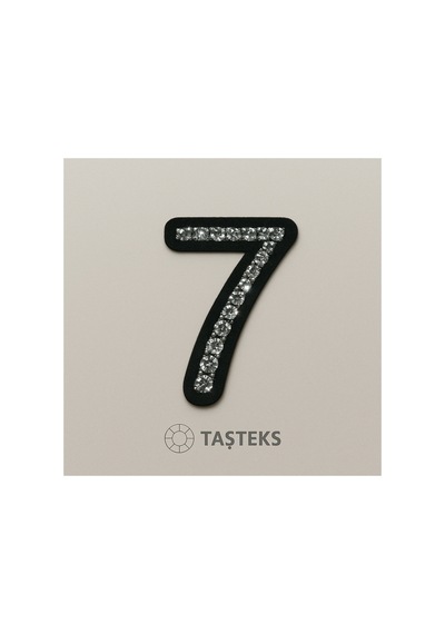 Taşlı Ütülenebilen Veya Sticker Olarak Kullanılabilen 6cm ''7'' Sayısı