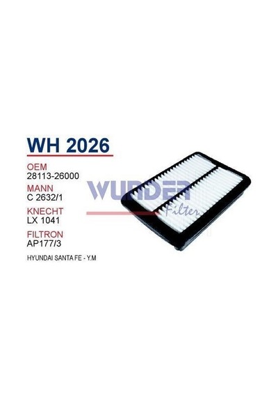 Wunder Hyundai Santa Fe Y M Hava Filtresi