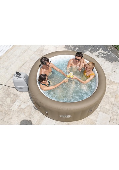 Lay-z-spa 60017 Palm Springs Airjet Şişme Spa Havuzu, 4-6 Kişilik Krem