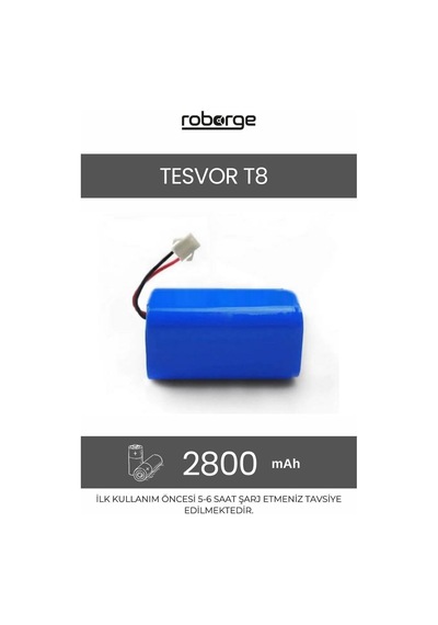 Tesvor T8 Robot Süpürge Uyumlu Batarya 2800 Mah - Muadil Ürün