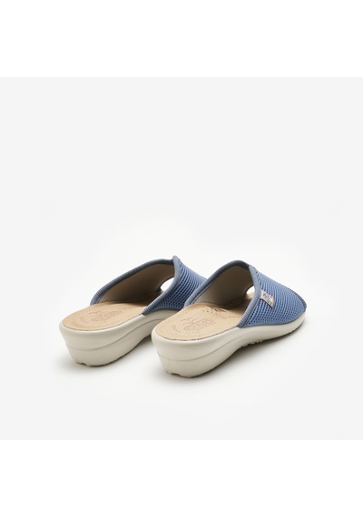 6015 Light Blue Azzurro Terlik Kadın T4 429 Fe Fly Flot Cloth Slipper Fresh Classıc Mavi