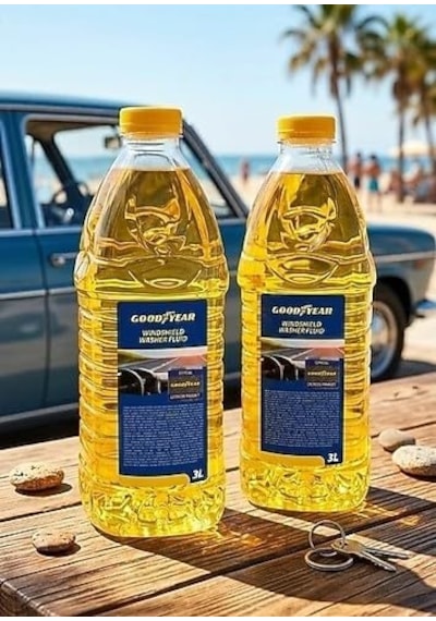 Ayrex Goodyear Yazlık 2'li Set Cam Suyu 3 Lt 2 X 1.8 Litre