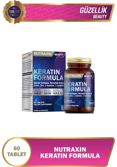 Nutraxin Keratin Formula 60   Tablet
