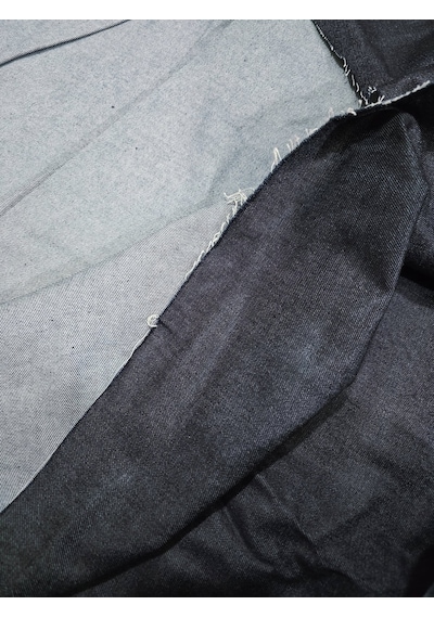 Denim Kot Kumaşı 160cm X 6,5 Metre Siyah