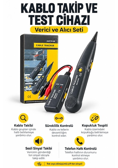 Kablo Takip Ve Süreklilik Test Cihazı Verici Ve Alıcı Seti Bilibili