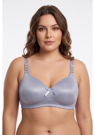 U.m.t Kadın C Cup Süngerli Sütyen C Cup Bgl-st05640 Gri