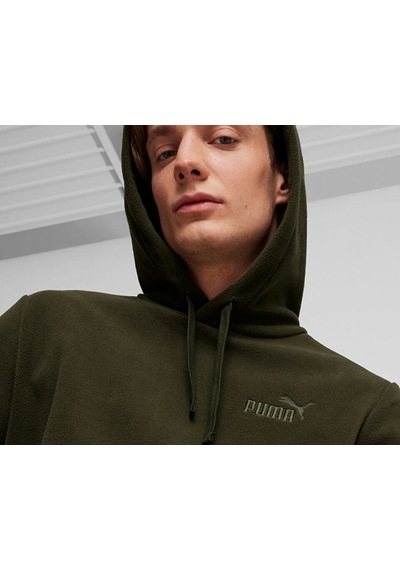 Puma Ess Elevated Hoodie Erkek Günlük Polar Sweatshirts 68189270 Haki 68189270 Haki