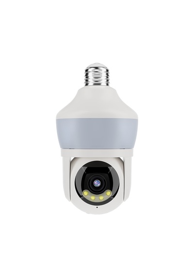 Wifi Ampul Kamera / 360 Döner 1080p Gece Görüşlü - Hareket Algılama - Uzaktan İzleme - Güvenlik