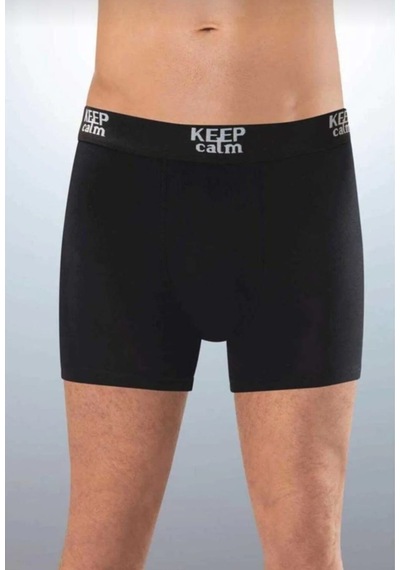 Anıt 1266 Erkek Modal Likralı Boxer Tekli Siyah