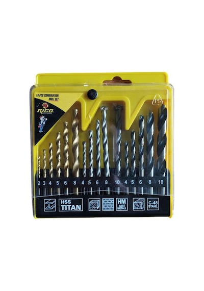 Rico 16 Parça Matkap Ucu Seti Rc1106