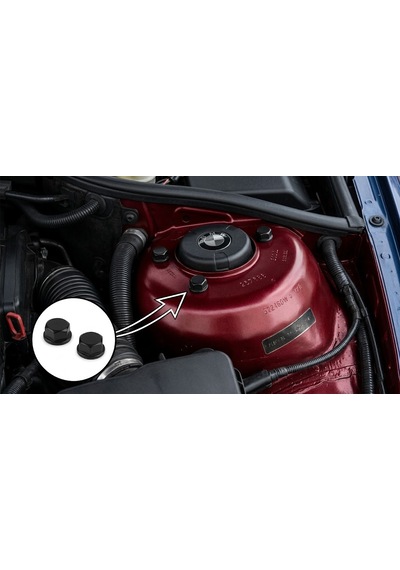 Bmw E30 E34 E36 Uyumlu Amortisör Tutucu Somun Kapağı 6 Adet