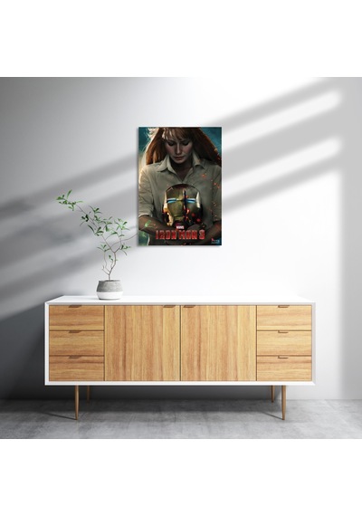 Cakasepetim Iron Man 3 Film Poster Ahşap Mdf Tablo