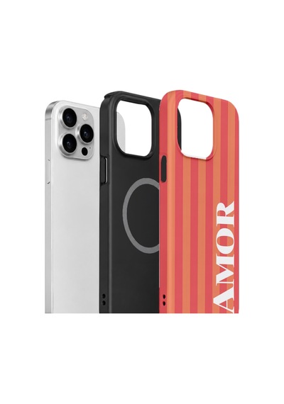 Apple iPhone Uyumlu 13 Pro Max Vorian Çift Katmanlı Magsafe Kılıf Amor Sunset