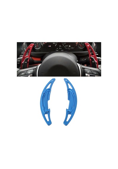 Bmw F20 F22 M1 Direksiyon F1 Vites Kulakçık Paddle Shift Mavi