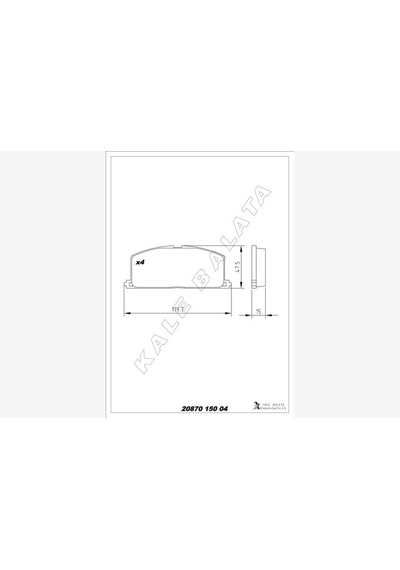 Balata - 587 - Ön Camry-carına 13 - - Dpmıx-hb - Corolla-corona-celica 83-93