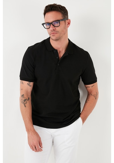 Buratti Pamuklu Regular Fit 3'Lü Paket Erkek Polo Yaka T Shirt 59029641827S3 Haki-Siyah-Beyaz