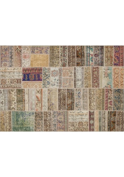 Kaliteli Ve Dayanıklı Patchwork Halı 230x160 Cm 6349