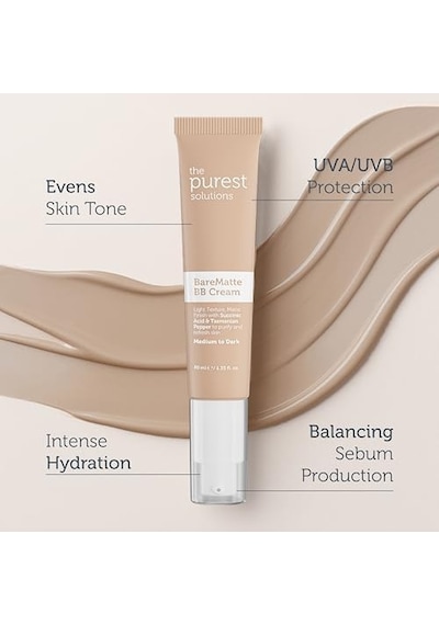 The Purest Solutions Bb Cream 40 Ml Medium To Dark 0